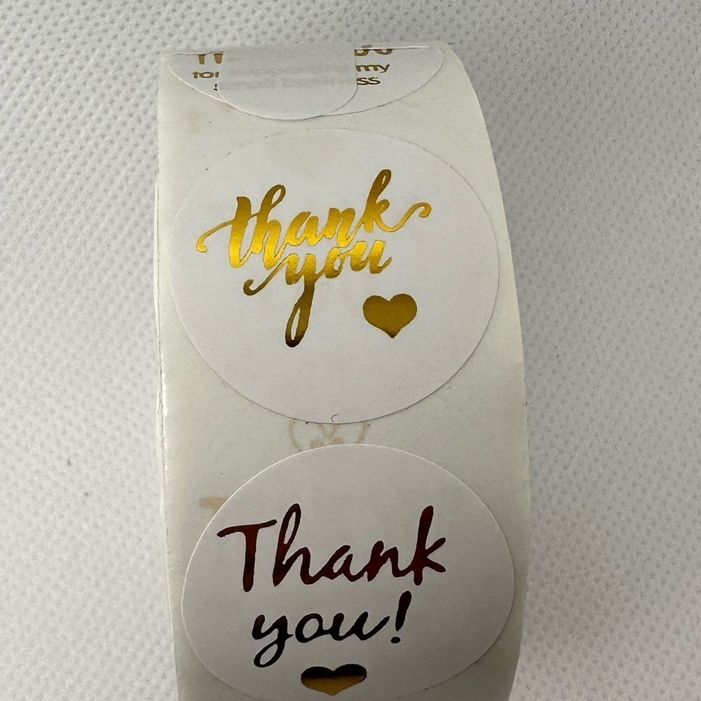500 thank you stickers (variety pack) 1in round | shipping supplies​​​ - Picture 5 of 6